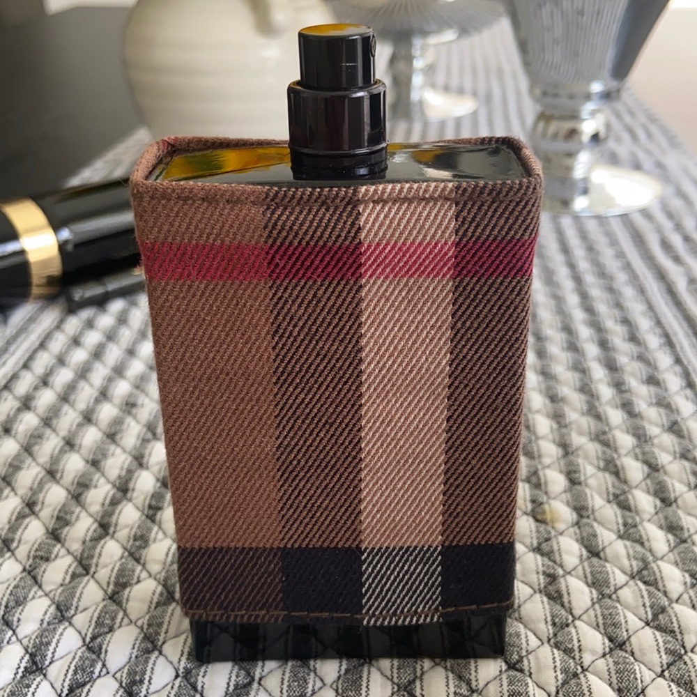 Empty men Burberry perfume bottle